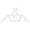 Ekena Millwork Pitch Benson Architectural Grade PVC Gable Pediment, 36"W x 21"H x 1"P (14/12) GPP036X021X100BEN - alternate 5